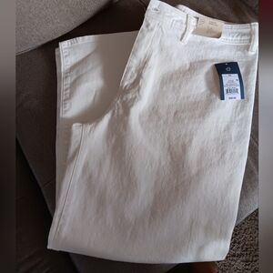 White Denim Wide Leg Jeans NWT